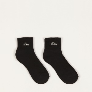 Dime Two Pack Ankle Socks Black